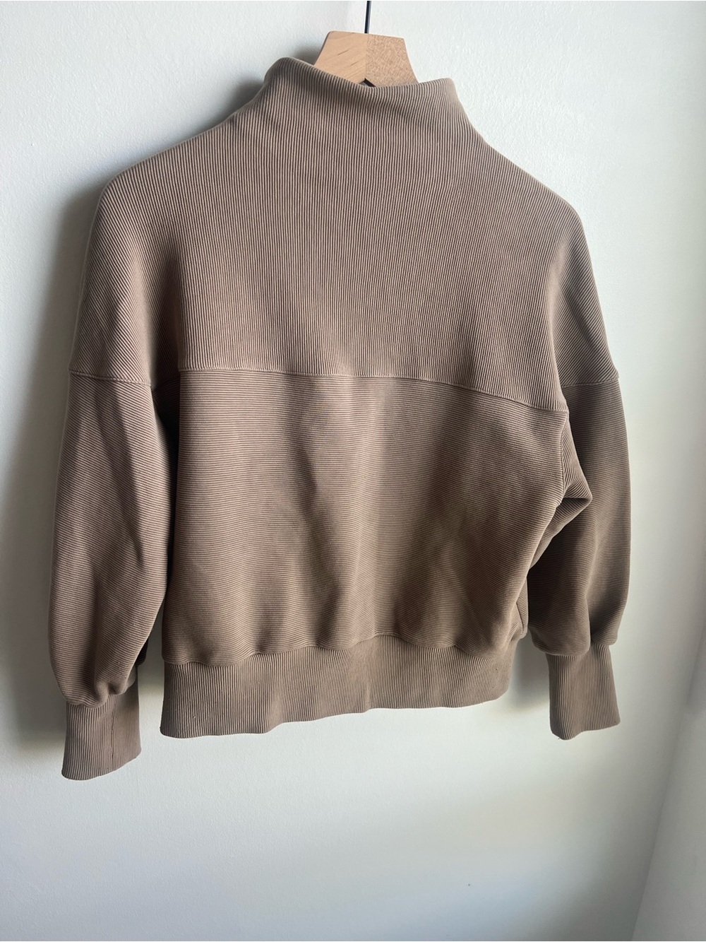 Women's Varley Half-Zip Pullover Sweater - Taupe - Picture 2 of 6